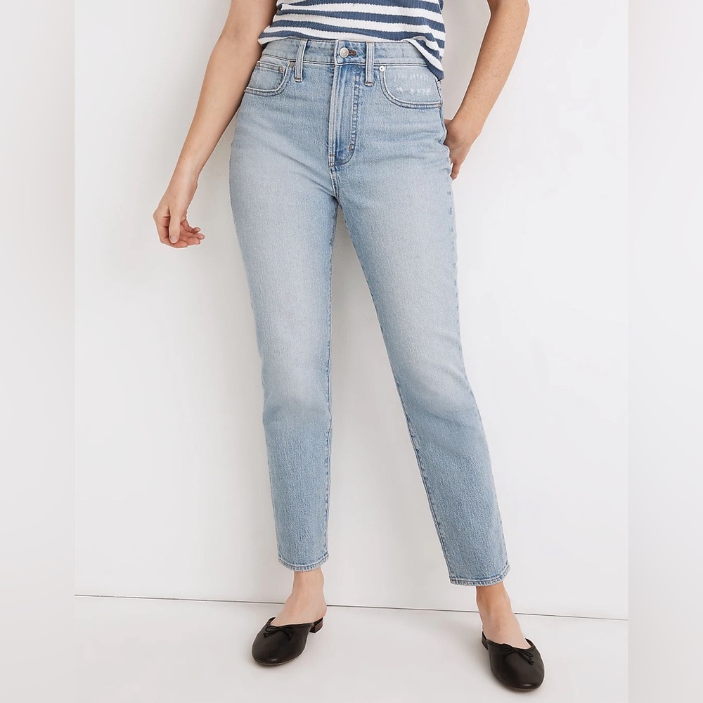 Madewell The Curvy Perfect Vintage Jean in Fiore Wash